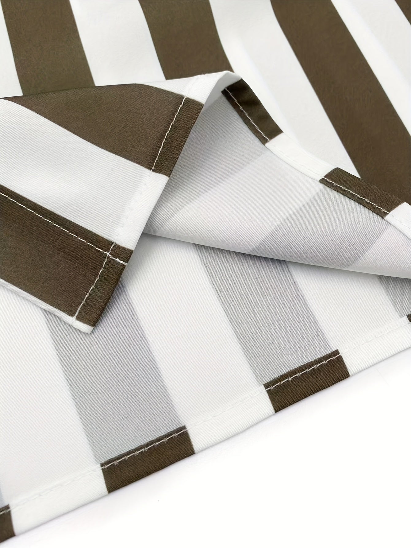 MEN'S STRIPED CASUAL LONG SLEEVE REGULAR FIT SHIRT