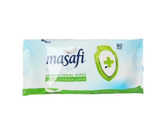 مناديل مبللة معطرة مضادة للبكتيريا من مسافي عبوة من 80 منديل