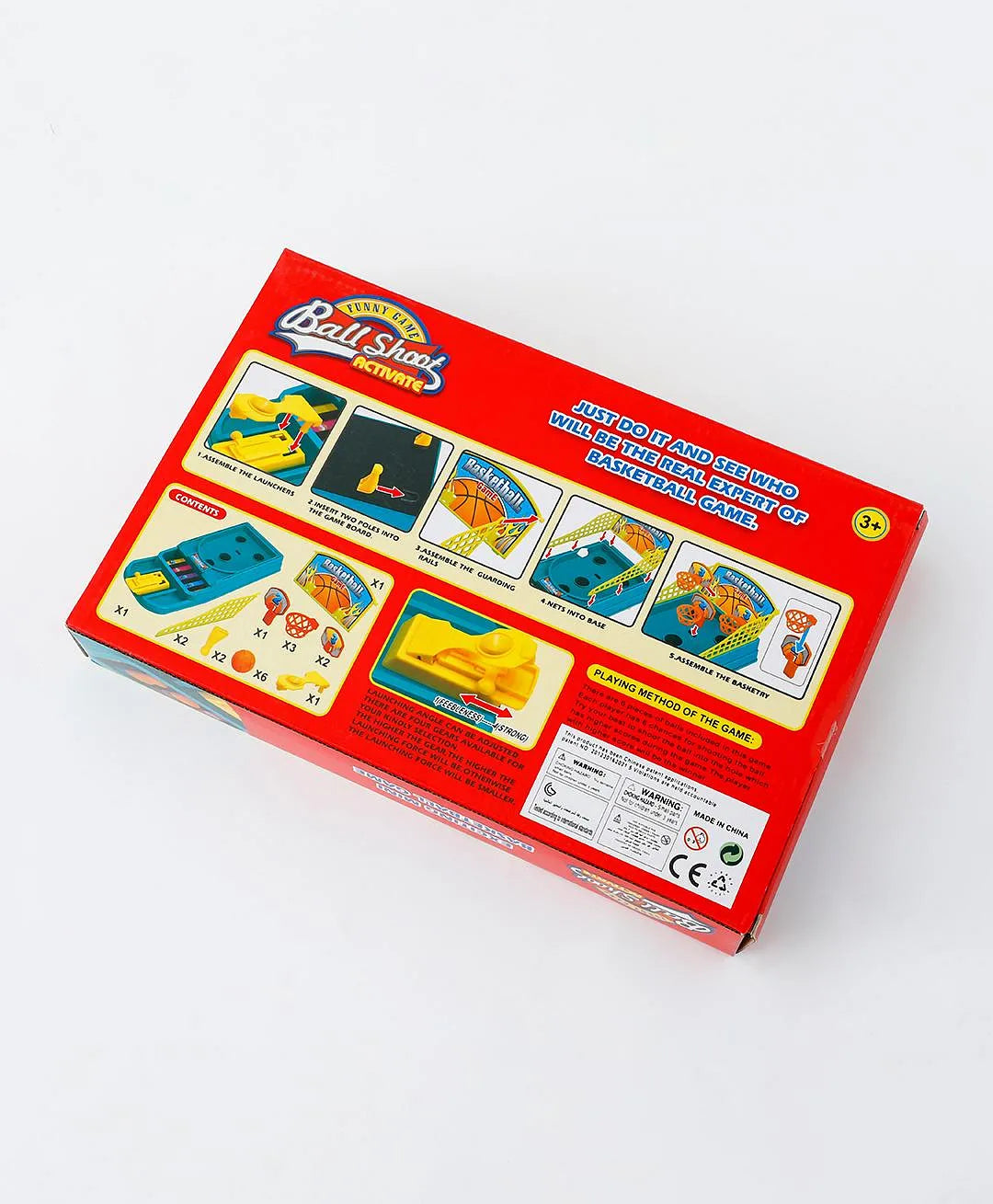 لعبة كرة السلة الصغيرة للأطفال التي تعتمد على إطلاق الكرة بالأصابع