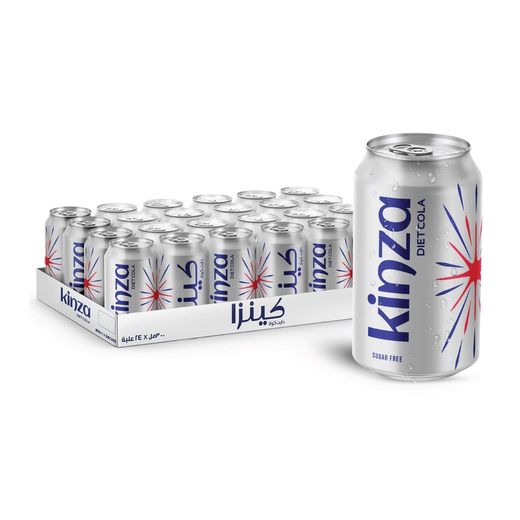 KINZA SUGAR FREE DIET COLA SOFT DRINK