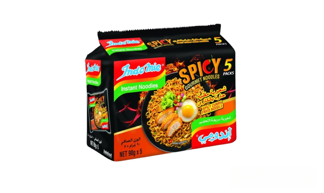 INDOMIE SPICY CURRY INSTANT FRIED NOODLES 90GM