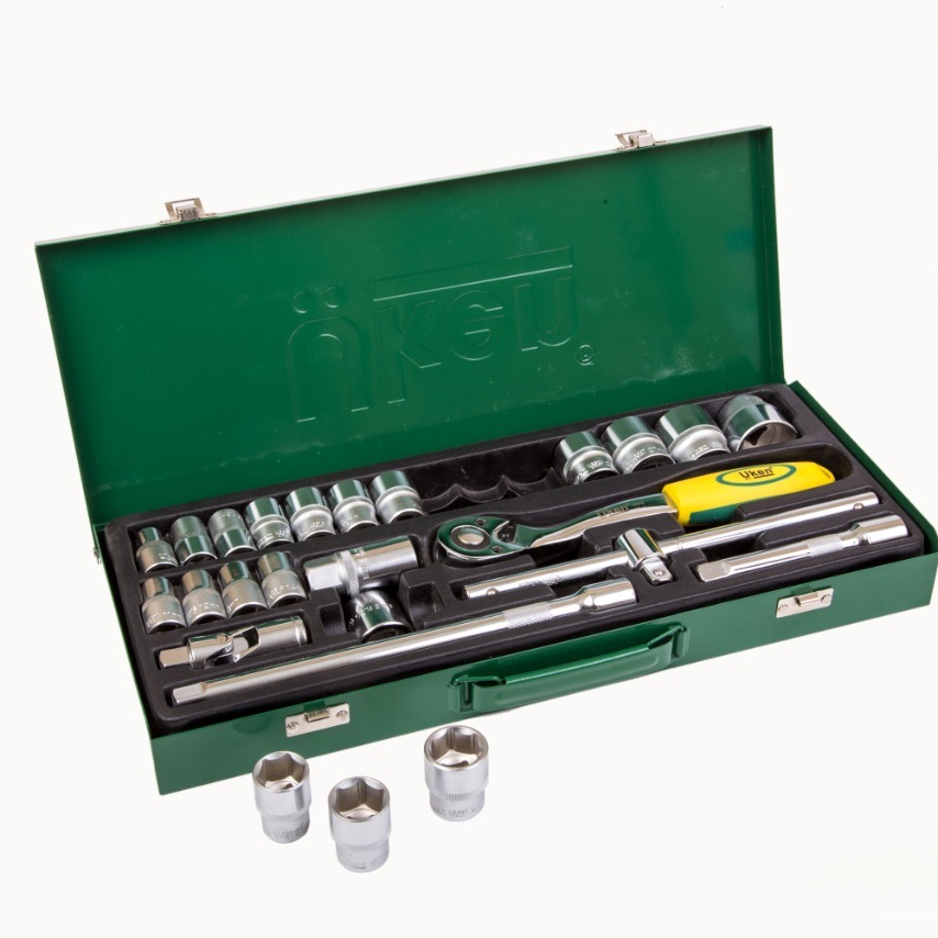 UKEN COMPLETE SOCKET 1/2" DR 25PCS/SET