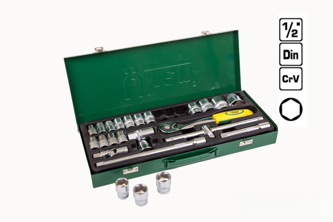 UKEN COMPLETE SOCKET 1/2" DR 25PCS/SET
