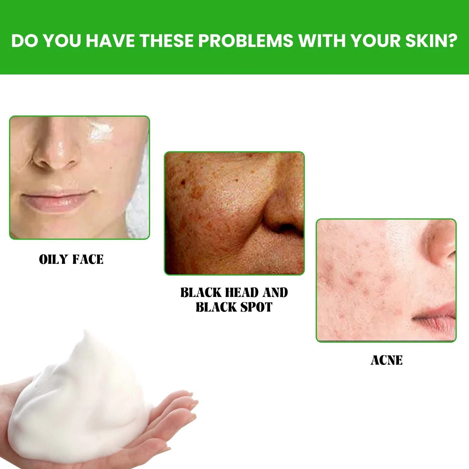 مرحبًا! غسول الوجه المضاد لحب الشباب من أمينو للتنظيف العميق 100 جرام