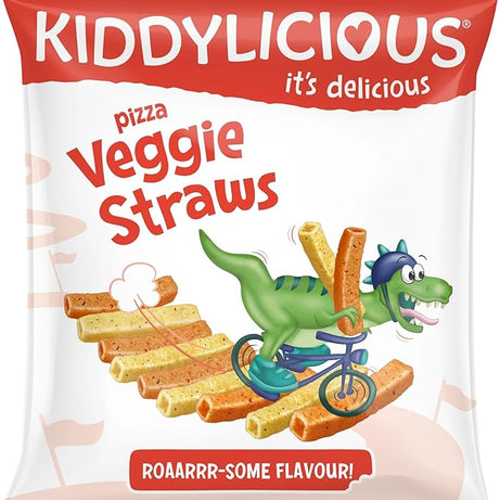 KIDDYLICIOUS KIDS PIZZA VEGGIE STRAWS FLAVOUR 48GM