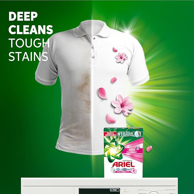 ARIEL AUTOMATIC DOWNY FLORAL BREEZE FAST DISSOLVING WASHING POWDER