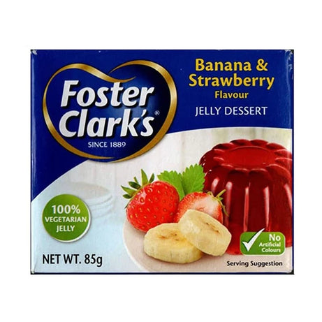 FOSTER CLARK'S MULTI FLAVOUR JELLY DESSERT 85GM