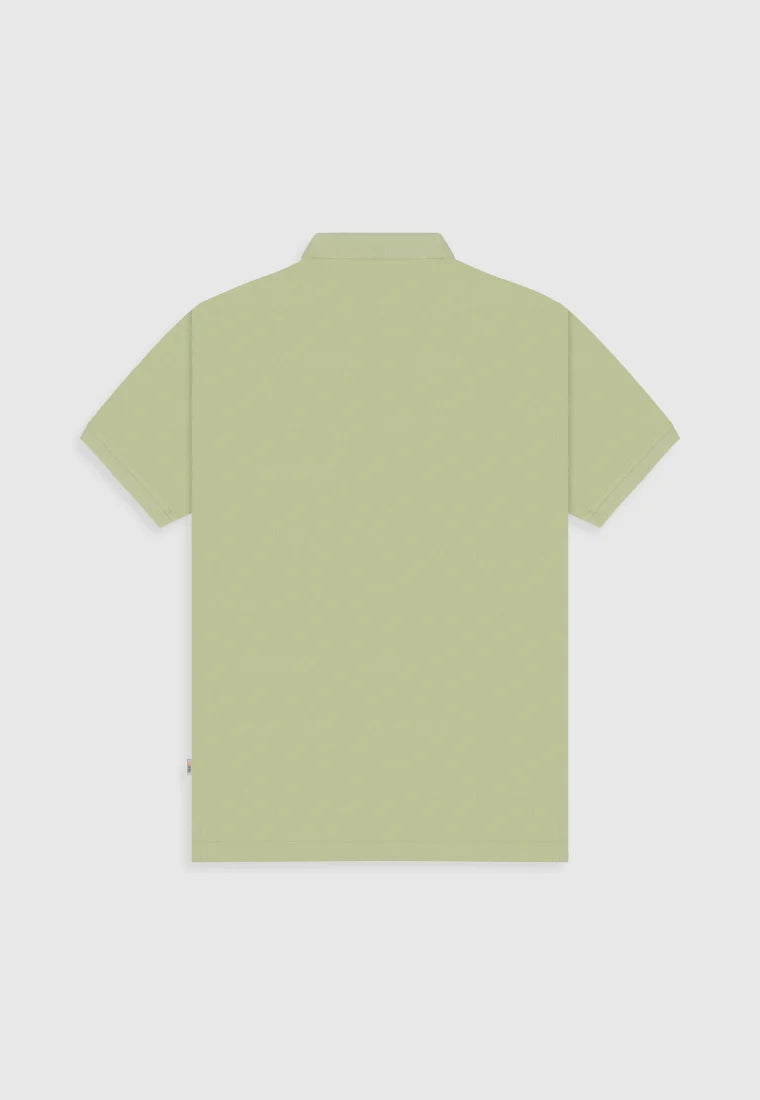 MEN'S STYLISH CASUAL OUTING OLIVE GREEN POLO SHIRT