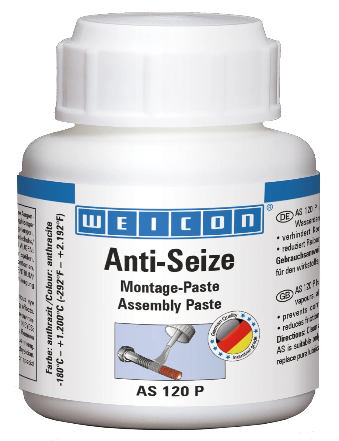 WEICON ANTI-SEIZE MONTAGE-PASTE ASSEMBLY PASTE 120GM