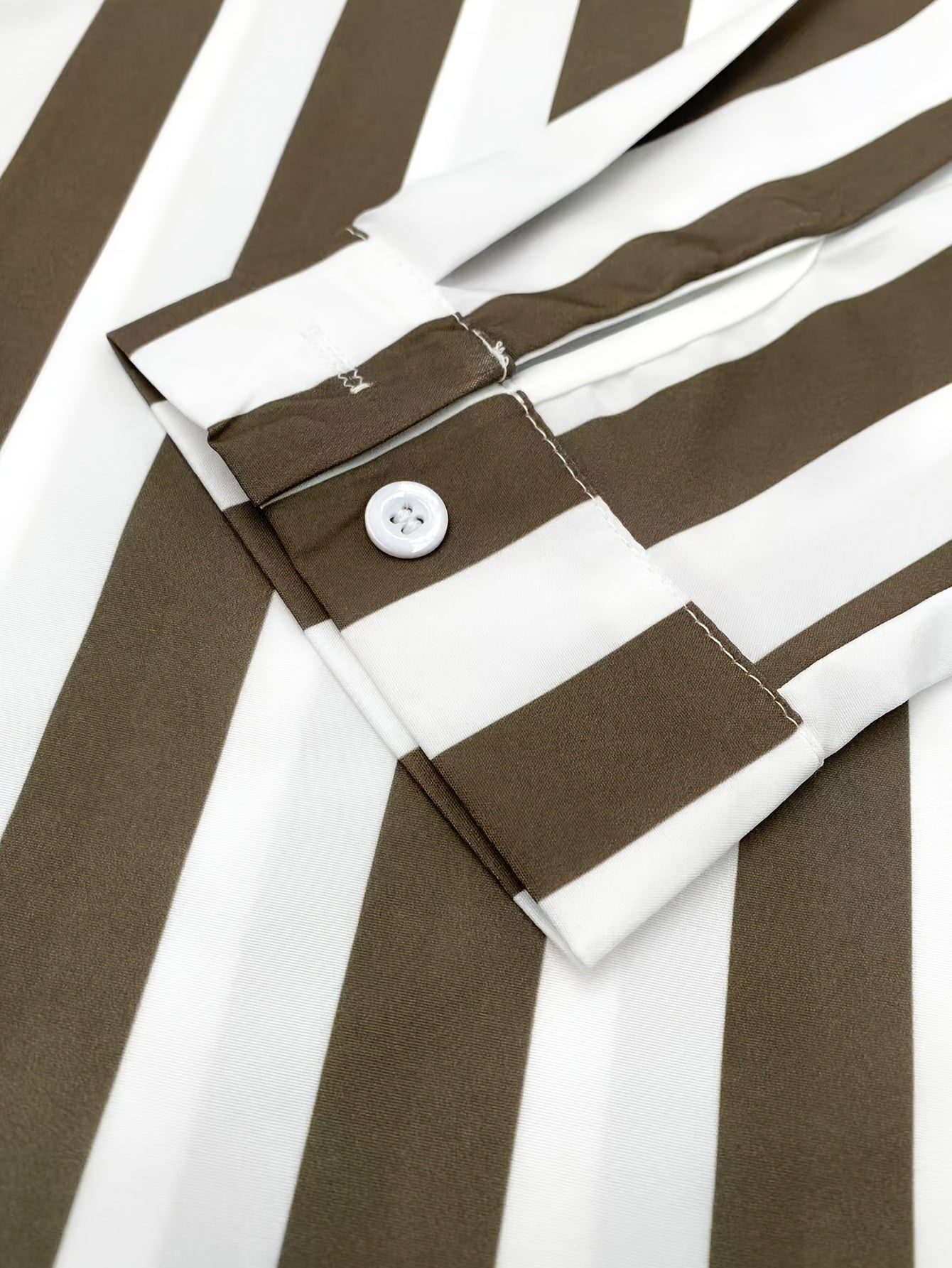 MEN'S STRIPED CASUAL LONG SLEEVE REGULAR FIT SHIRT