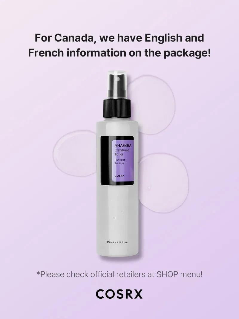 تونر كوسركس AHA/BHA لتنقية البشرة 150 مل