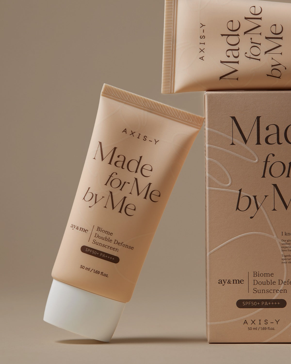 واقي الشمس AXIS-Y BIOME DOUBLE DEFENSE 50 مل