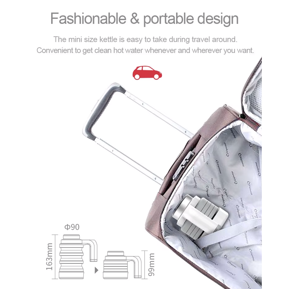 GREENLION CAR FOLDING ELECTRIC KETTLE 500ML