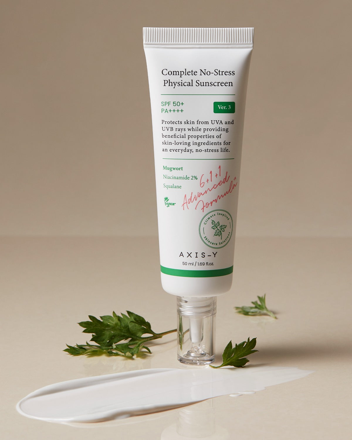 واقي الشمس الطبيعي الكامل المضاد للتوتر من AXIS-Y (V3) 50 مل