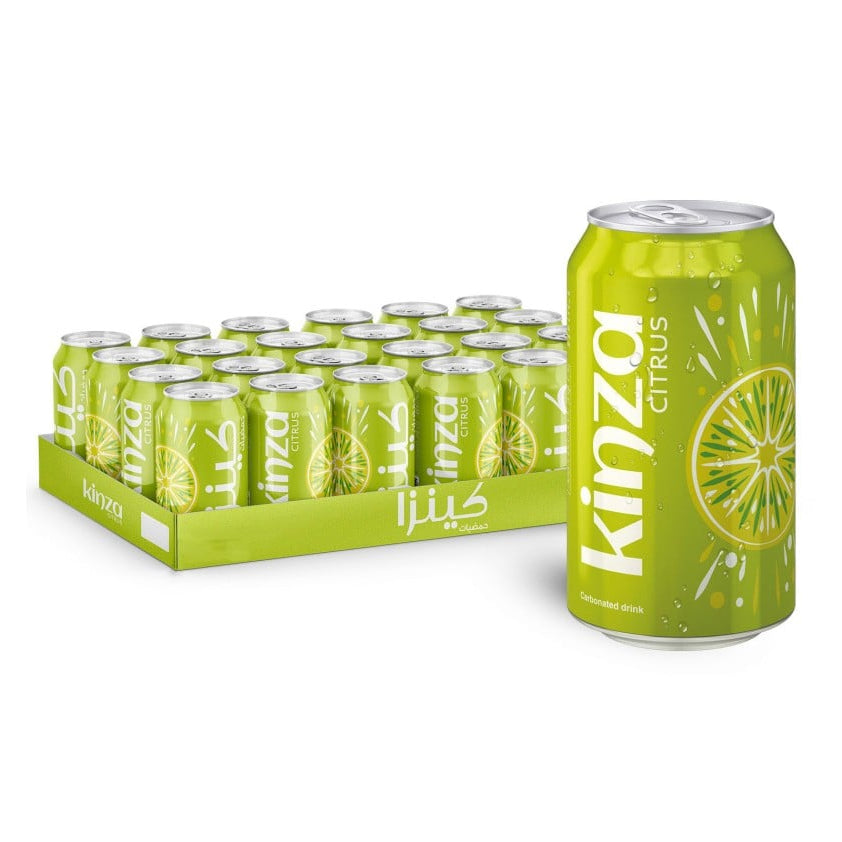 KINZA CITRUS CARBONATED CAN SOFT DRINK