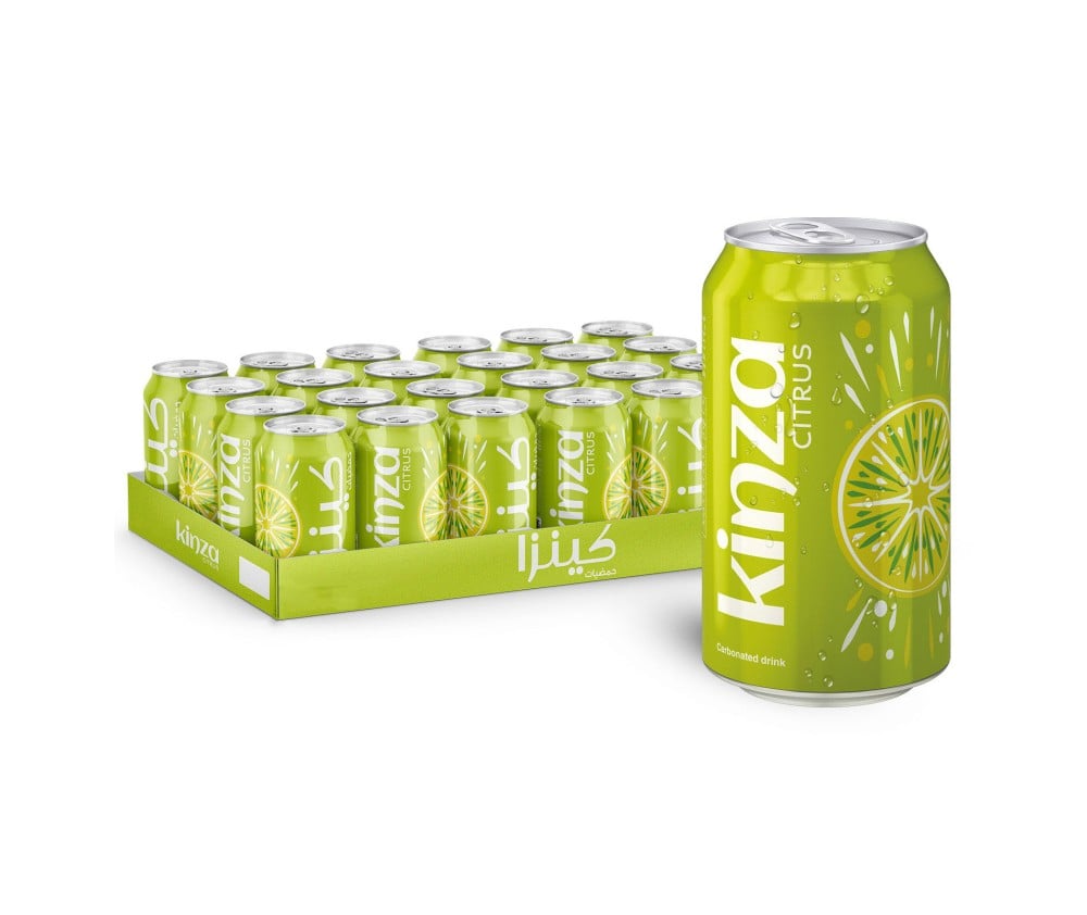 KINZA CITRUS CARBONATED CAN SOFT DRINK