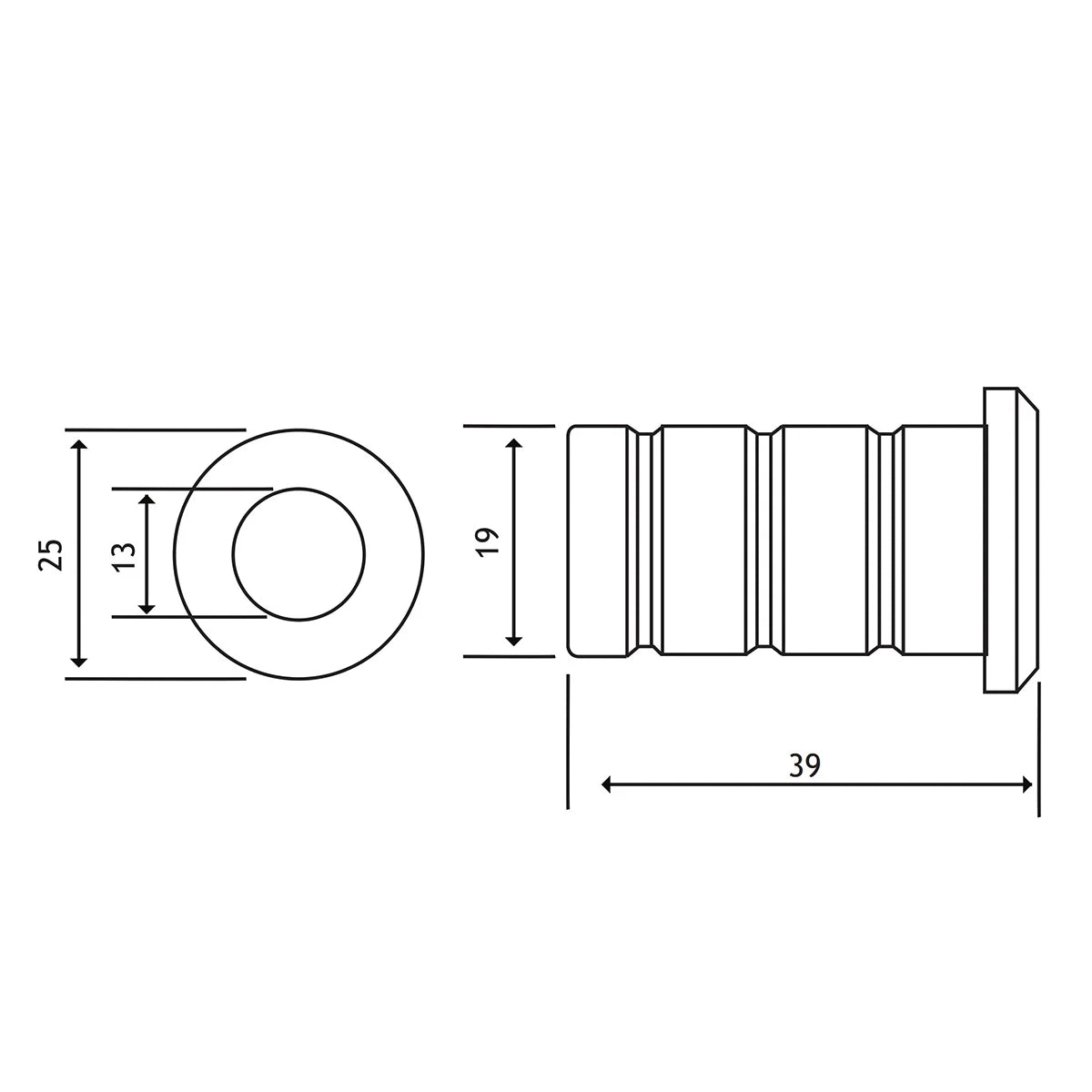 DORFIT STAINLESS STEEL SILVER DUST PROOF SOCKET