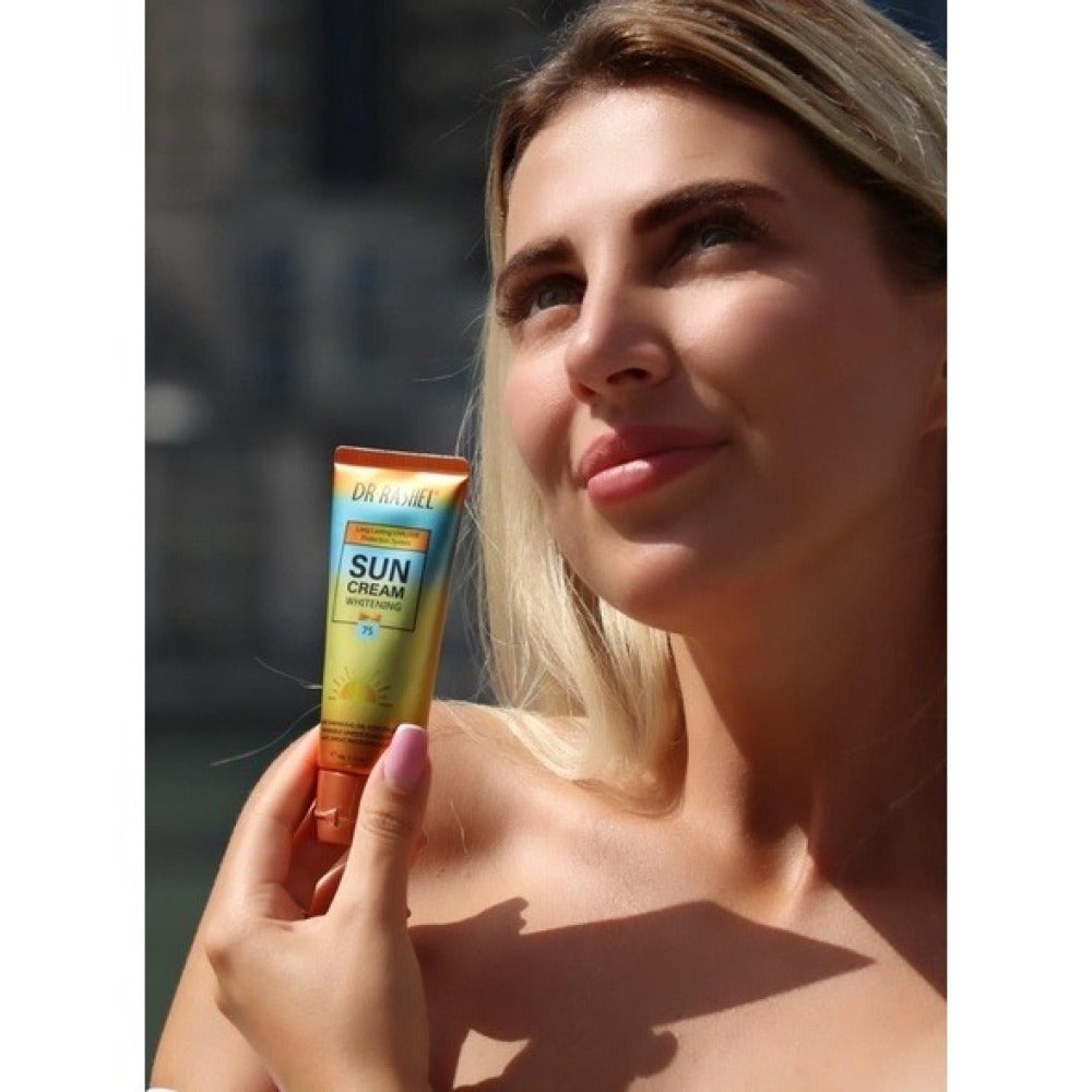 كريم تفتيح البشرة من دكتور راشيل بعامل حماية من الشمس 75، 60 جم