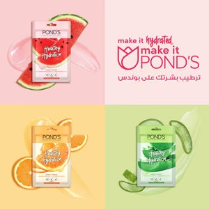 POND'S HEALTHY HYDRATION HYALURONIC ACID SHEET MASK FOR BRIGHTENING AND FRESH GLOWING SKIN 25ML