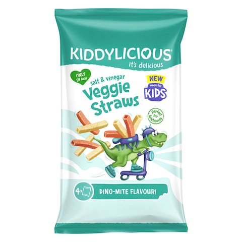KIDDYLICIOUS SALT & VINEGAR MULTI-PACK VEGGIE STRAWS 48 GM