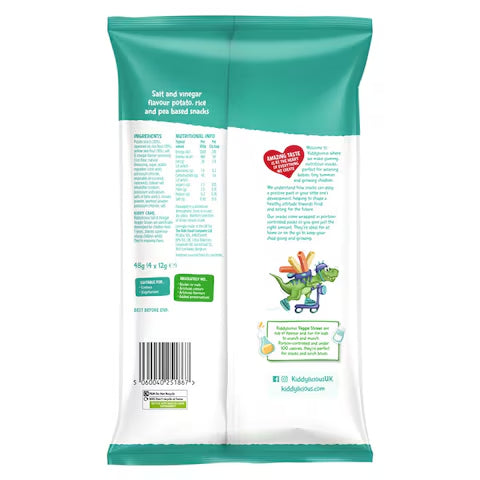 KIDDYLICIOUS SALT & VINEGAR MULTI-PACK VEGGIE STRAWS 48 GM