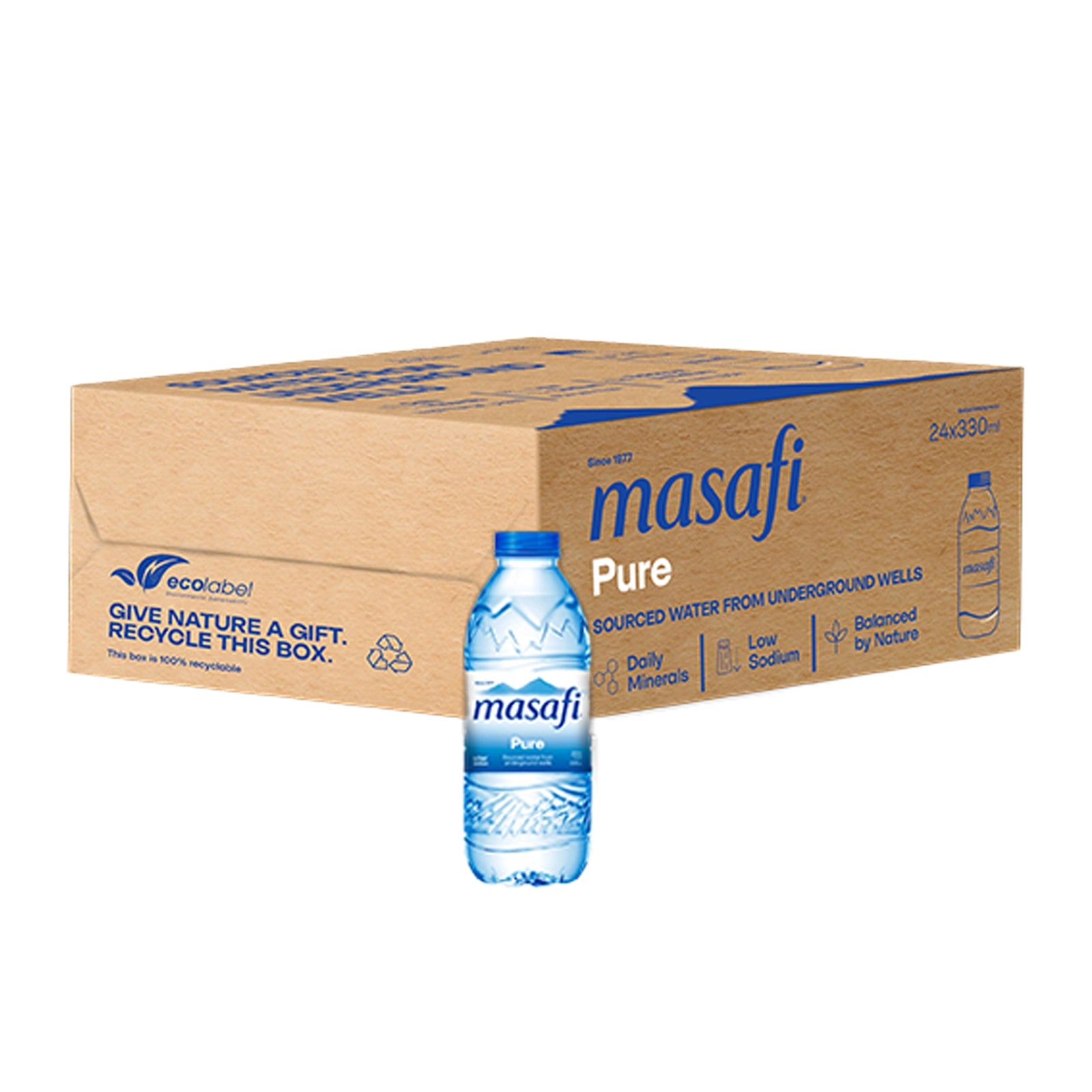 مياه ماسافي النقية من أعماق الأرض 330 مل