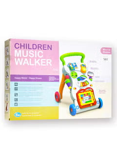 HUANGER BABY EARLY CHILD EDUCATION MULTIFUNCTION MUSIC WALKER