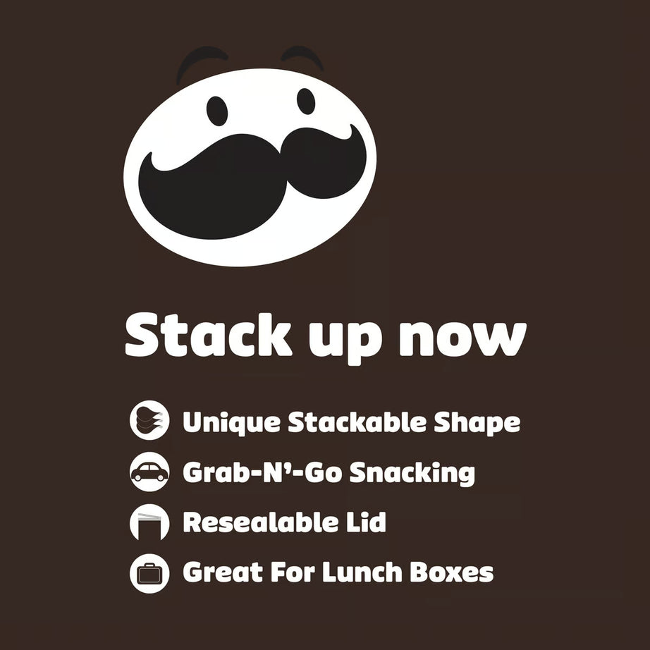 رقائق برينجلز المقرمشة الحارة والمتبلة