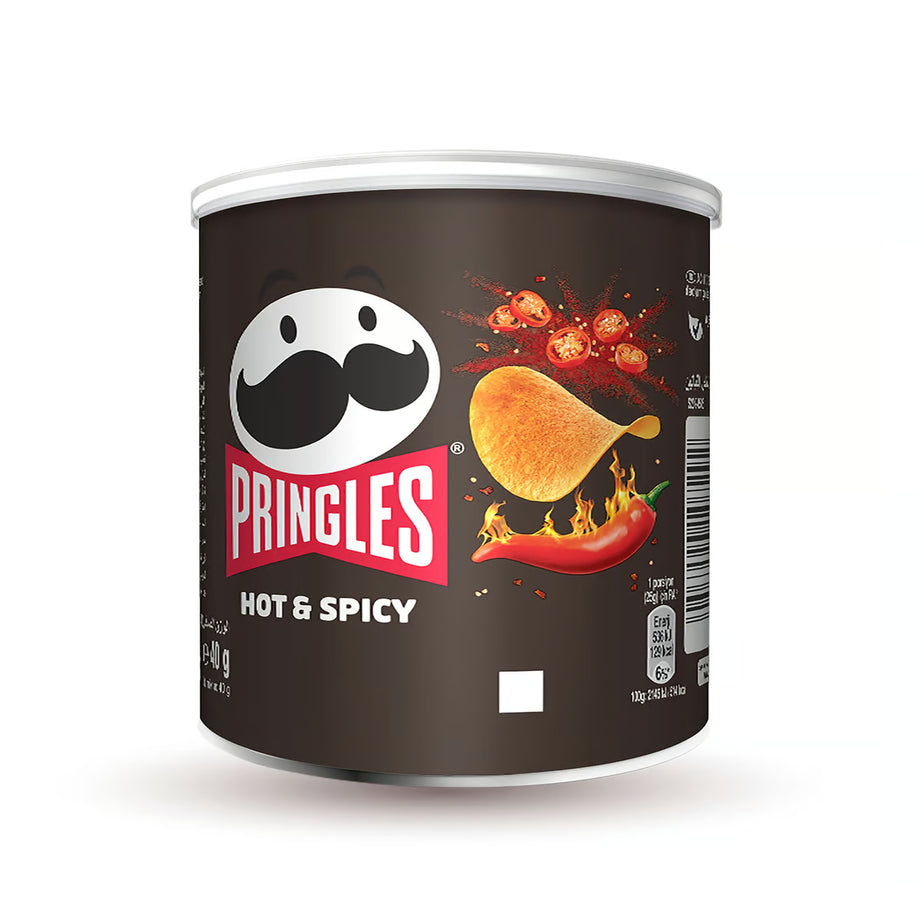 PRINGLES HOT AND SPICY CRUNCHY CRISPS