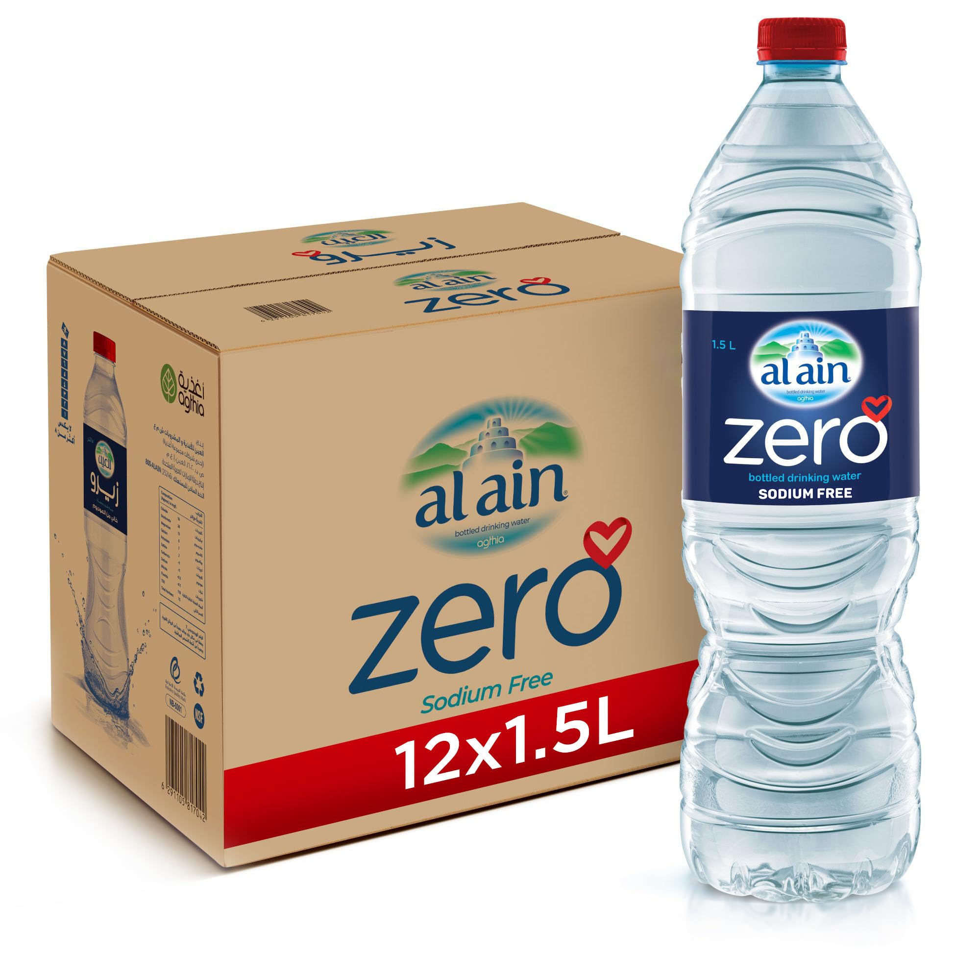 AL AIN SODIUM FREE MINAREL WATER 12PC/500ML