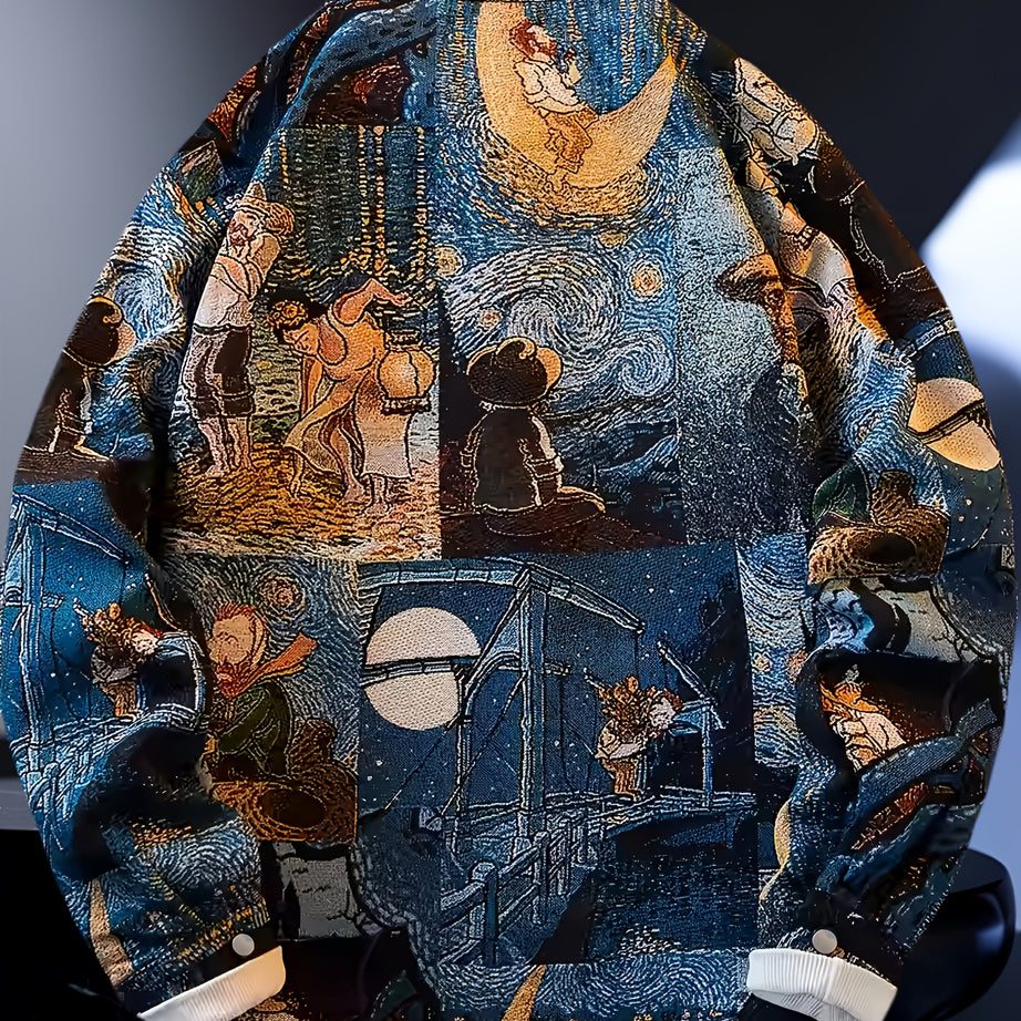 MEN'S CASUAL STREET STYLE SLIM FIT LONG SLEEVE SHIRT