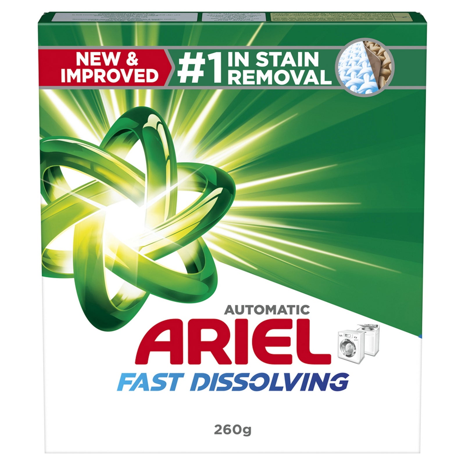 ARIEL AUTOMATIC FAST DISSOLVING WASHING POWDER