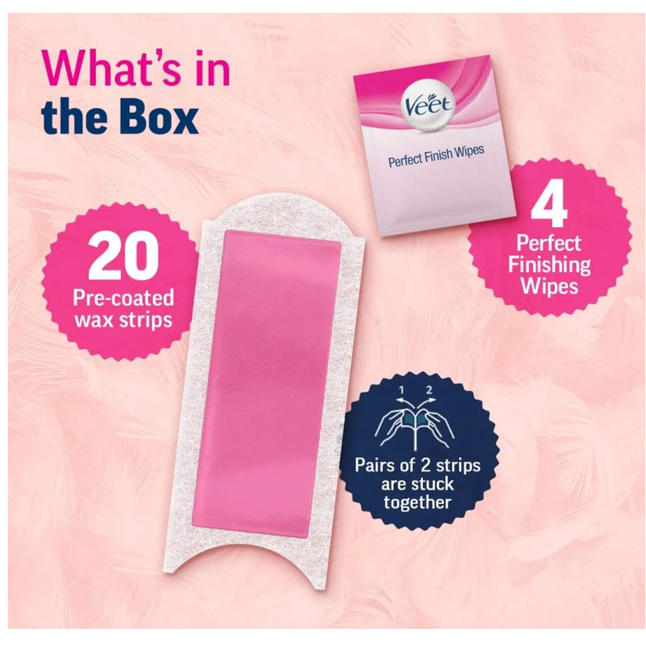 شرائح شمع فيت بروفيشنال لإزالة الشعر بالكامل، 20 قطعة