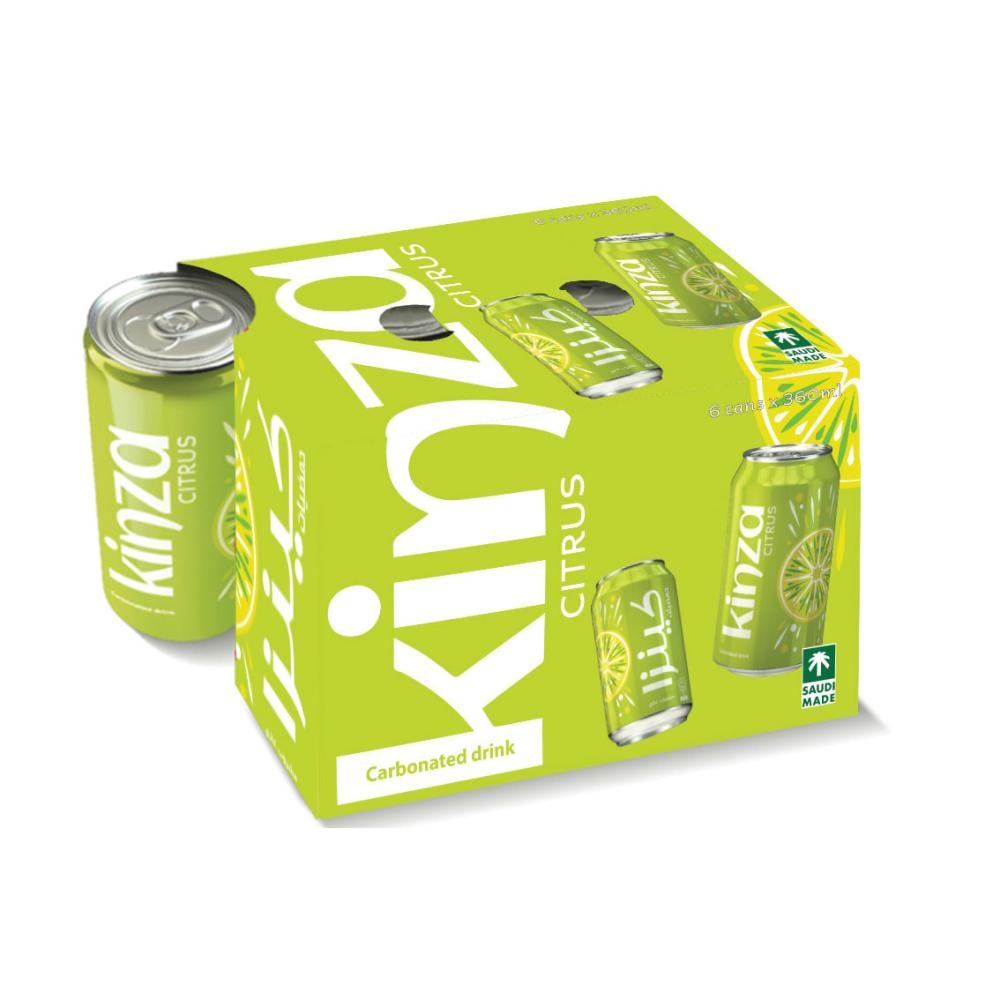 KINZA CITRUS CARBONATED CAN SOFT DRINK
