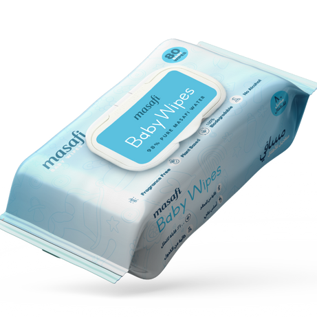 مناديل مبللة للأطفال من مسافي 80 منديل