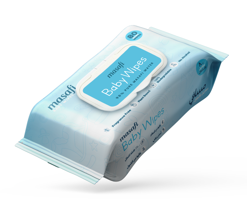 مناديل مبللة للأطفال من مسافي 80 منديل