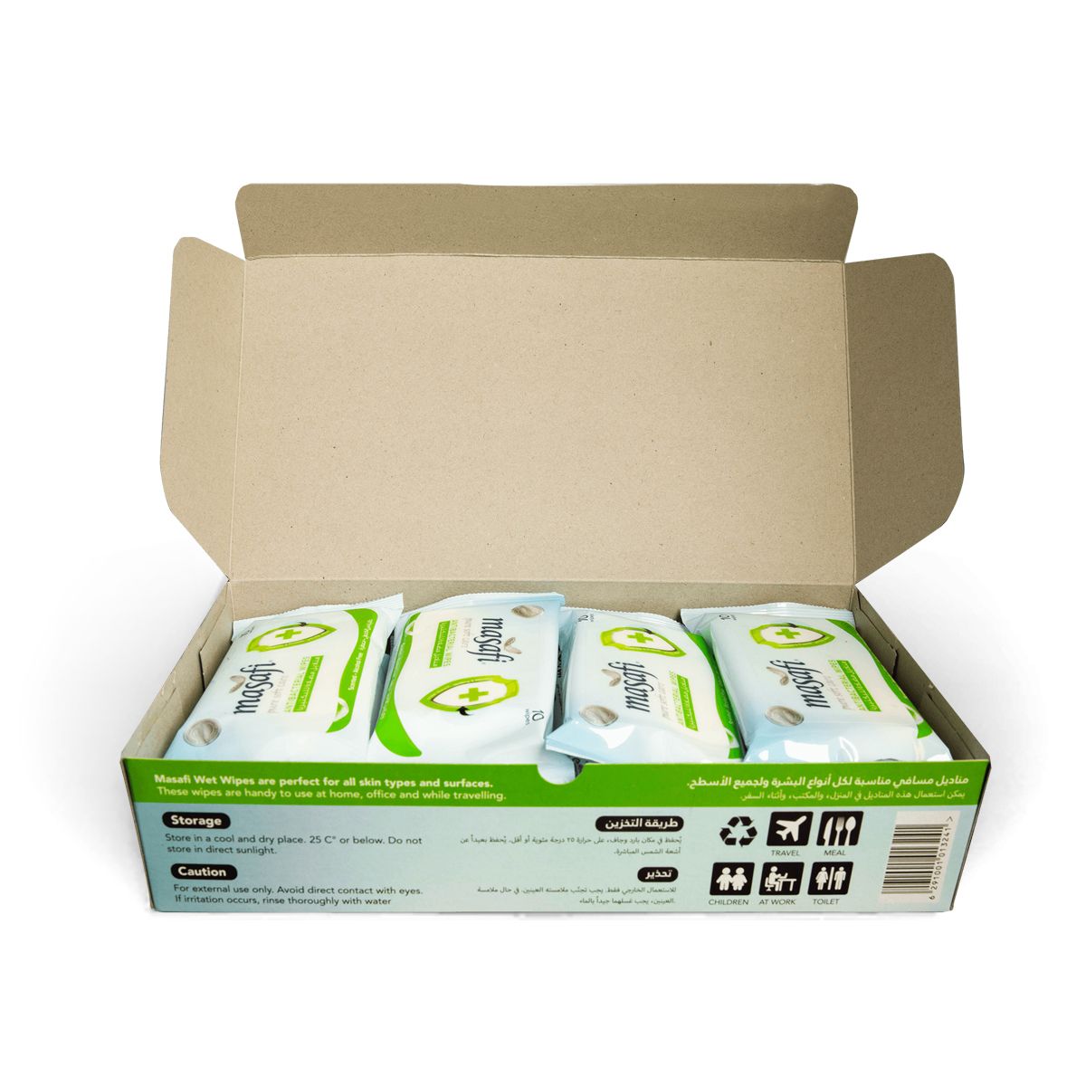 مناديل مسافي المضادة للبكتيريا 10 مناديل