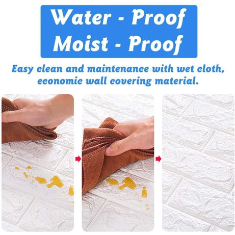 COOLBABY SELF-ADHESIVE 3D WALL STICKER 10PC 58 SQ FT