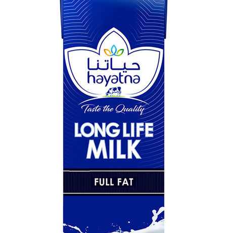 HAYATNA PURE LONG LIFE FULL FAT MILK 1 LTR