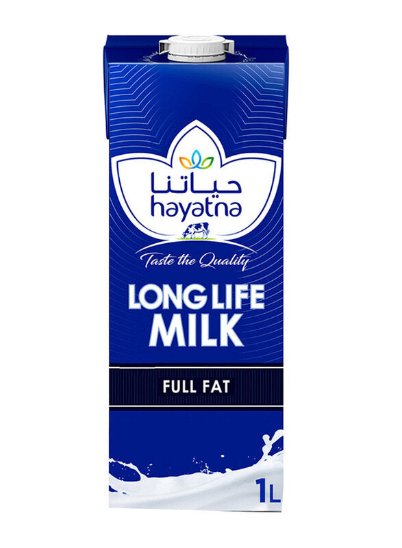 HAYATNA PURE LONG LIFE FULL FAT MILK 1 LTR