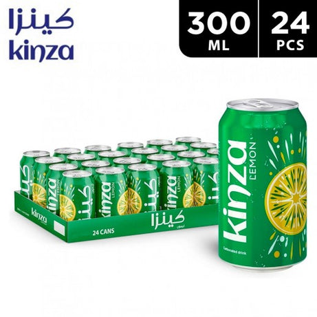 KINZA LEMON CARBONATED CAN SOFT DRINK