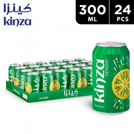 KINZA LEMON CARBONATED CAN SOFT DRINK