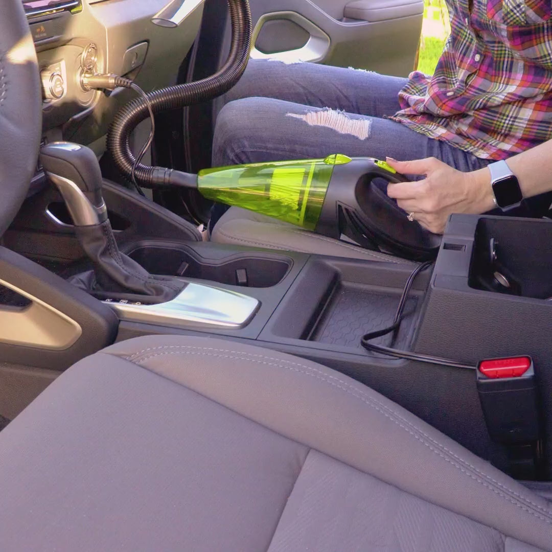 مجموعة مكنسة كهربائية محمولة 12 فولت من AUTOJOE مع حقيبة حمل