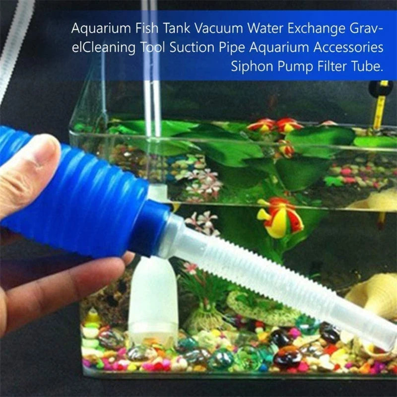 AQUARIUM TANK WATER CHANGING SIPHON VACUUM CLEANER