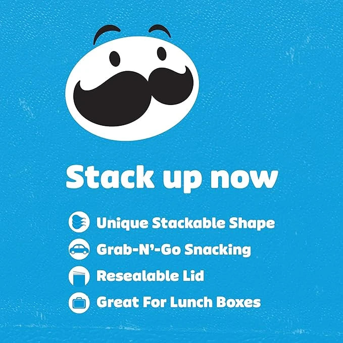 PRINGLES SALT & VINEGAR FLAVOURED CRISPS