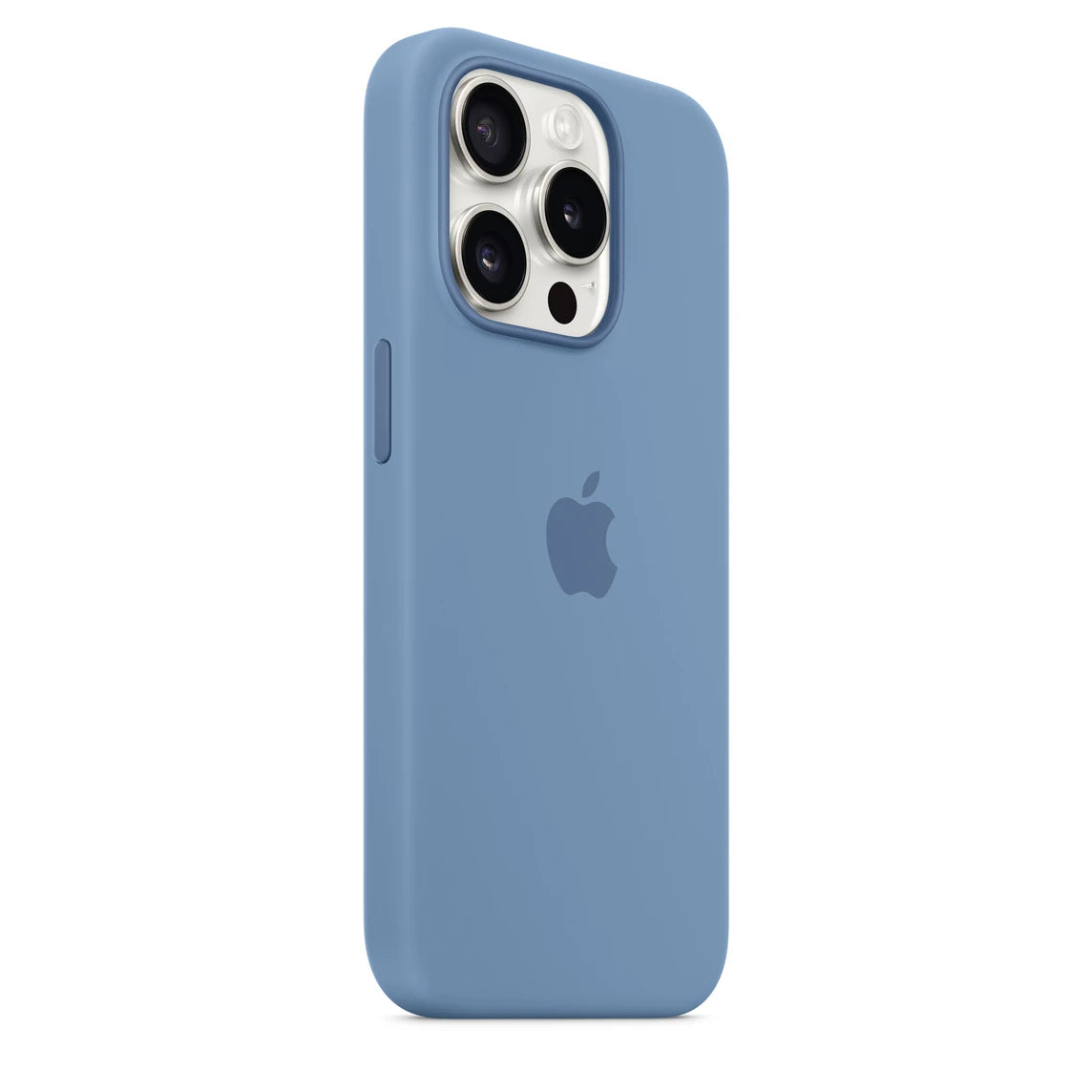 APPLE IPHONE 15 PRO MAGSAFE SILICONE CASE WINTER BLUE
