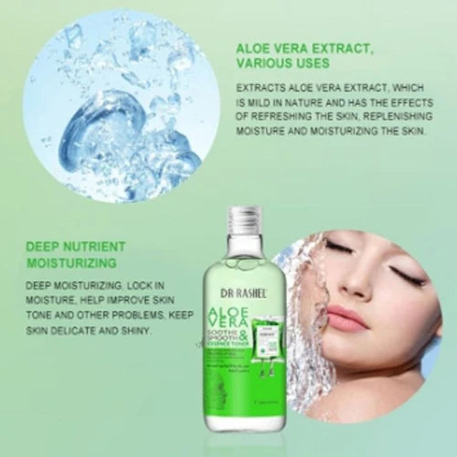 تونر جل الصبار المهدئ والمنعم من دكتور راشيل 500 مل