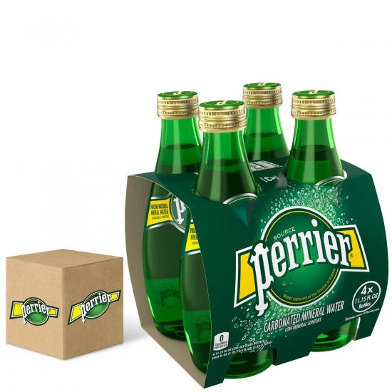 مياه معدنية فوارة من بيريير 330 مل 24 قطعة/عبوة