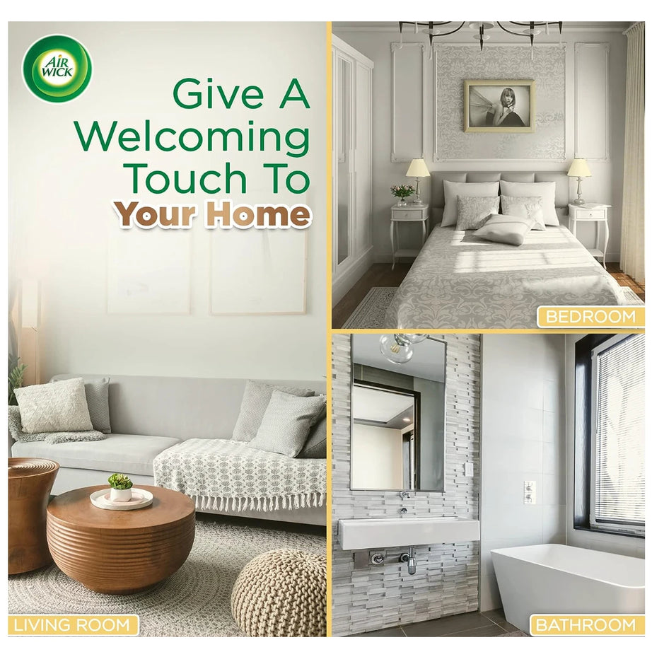 مجموعة بخاخ معطر جو اير ويك فريش ماتيك فانيليا 250 مل