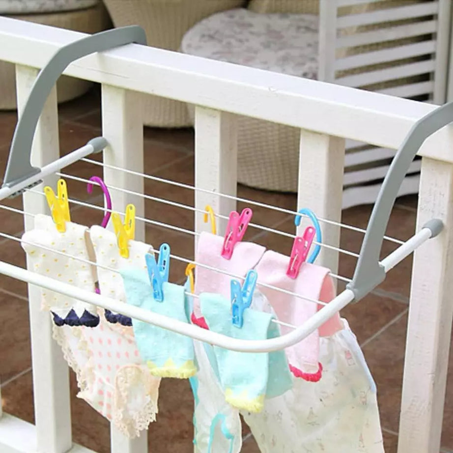 LAVISH ADJUSTABLE FOLDING CLOTHING DRYING RACK HOLDER